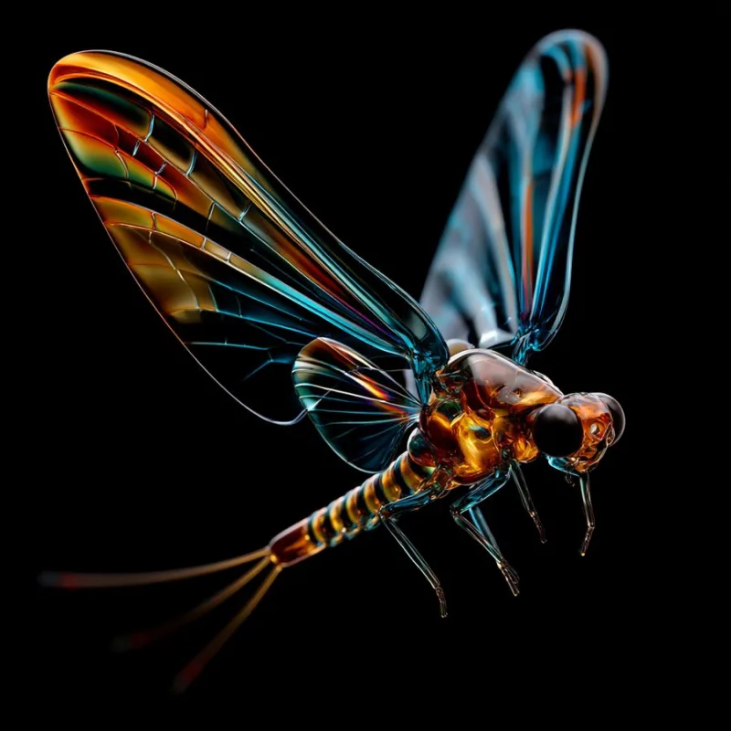 Mayfly, Ephemeroptera sp.